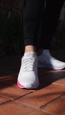 Tênis Feminino de Academia Branco Confortável Treino Musculação Cross Fit Corrida Casual