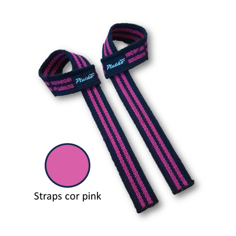 Tala Straps 100% Algodão para Musculação Cores Diversas