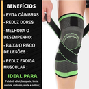Joelheira Fitness Ajustável Esportiva Compressão Leve Corrida Bike Musculação Academia