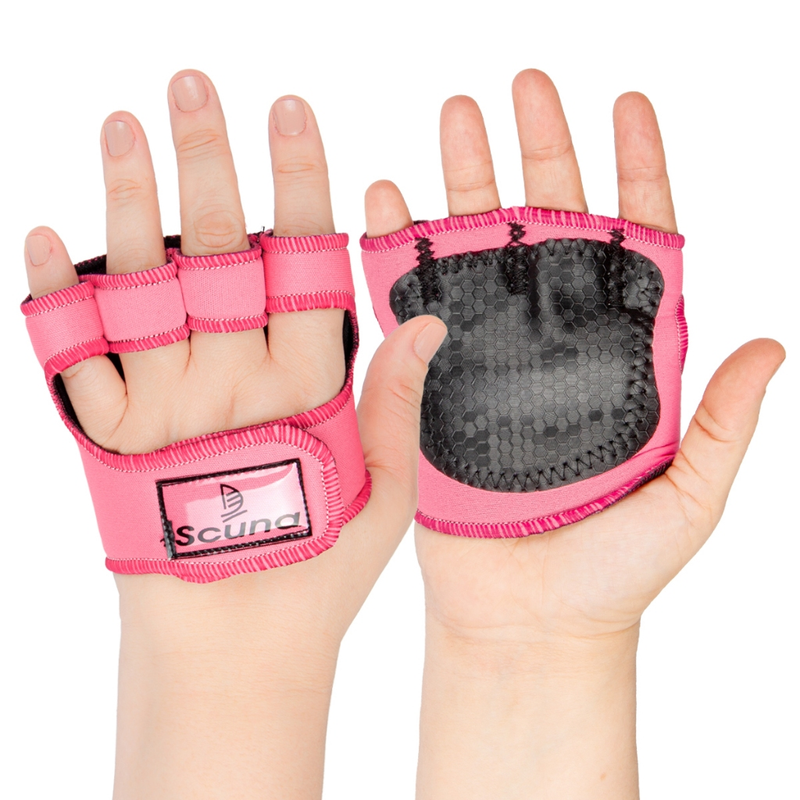 Luva Academia Musculação Pegador Rosa