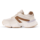 Tênis Feminino Esportivo Leve e Confortável Havana Bege