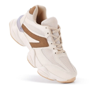 Tênis Feminino Esportivo Leve e Confortável Havana Bege