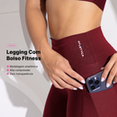 Calça Legging com Bolso Feminina de Cintura Alta Atletyca