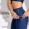 Calça Legging com Bolso Feminina de Cintura Alta Atletyca
