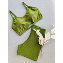 Conjunto Fitness Feminino Micro Canelado – Top + Short