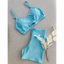 Conjunto Fitness Feminino Micro Canelado – Top + Short