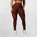 Kit 2 Calças Legging Feminina Marmorizada Tie-Dye Cintura Alta Fitness