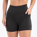 Shorts Curto com Bolso Feminino Compressão