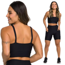 Conjunto Fitness Corrida Top e Bermuda Canelado