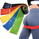 kit 5 Faixas Elástica de Resistência para yoga Pilates Treino Academia-Entrega Rapido
