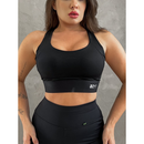 Top Esportivo Azyt Regulável Alta Sustentação Versátil e Costas Com Alças Cruzadas Fecho De Sutiã